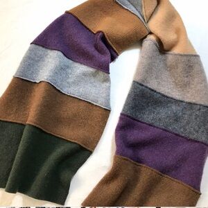 Handmade gender neutral cashmere scarf